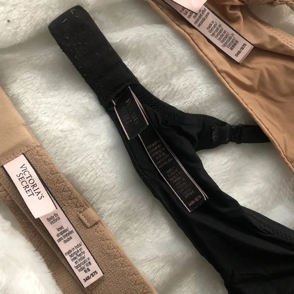 Victoria's Secret Black and Tan Bras - Picture 2 of 6